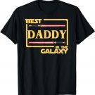 Mens Best Daddy In The Galaxy Father's Day T-Shirt