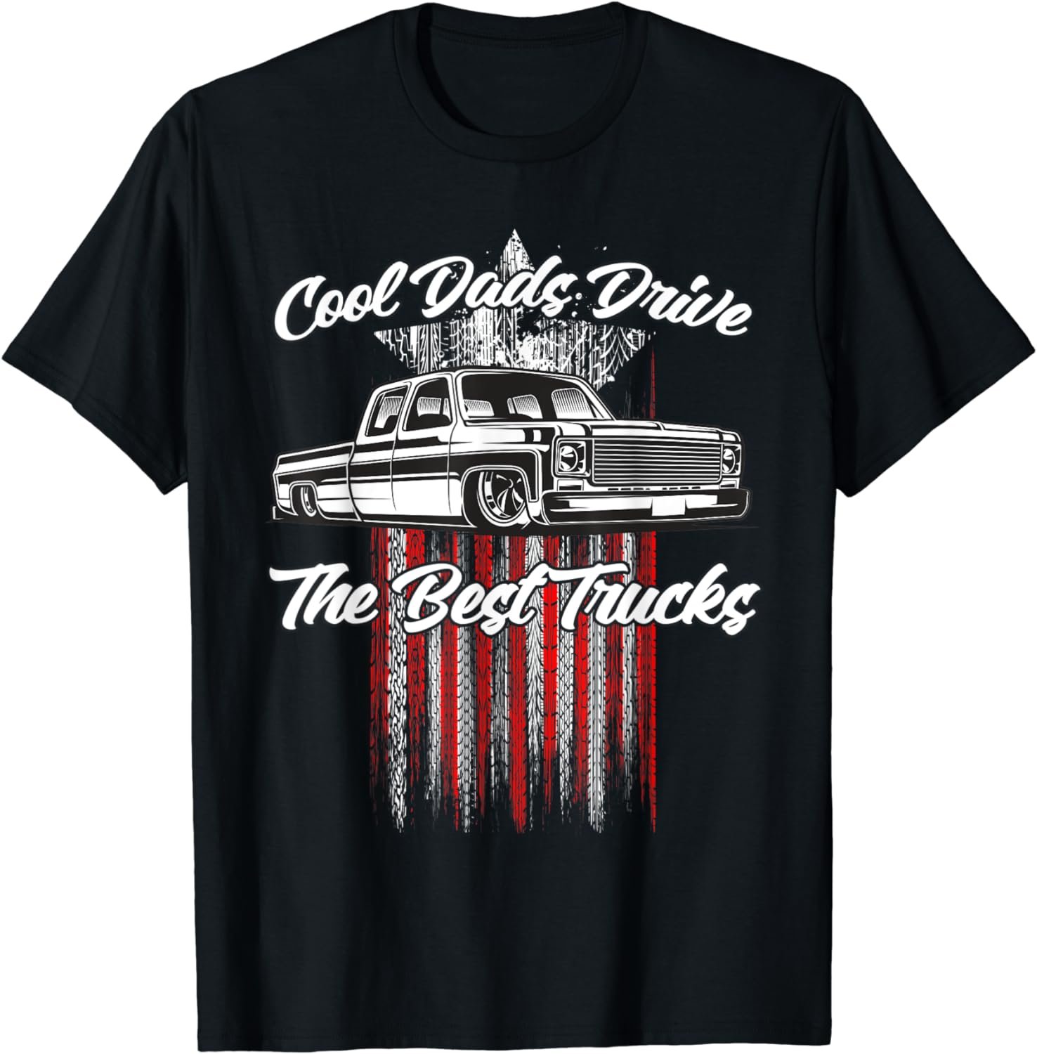 Father's Day Truck Guy Bagged Classic Crew Cab Truck T-Shirt