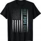 Best POPS Ever With US American Flag Father's Day T-Shirt