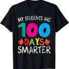 My Students Are 100 Days Smarter Shirt Happy Teacher School
