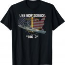 USS New Jersey BB-62 Battleship Veterans Day Warship Father T-Shirt