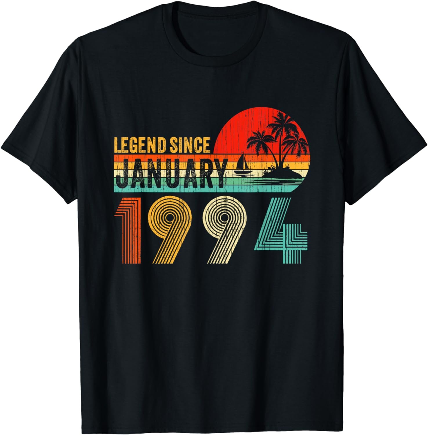 30 Year Old Legend Since January 1994 30th Birthday Retro T-Shirt