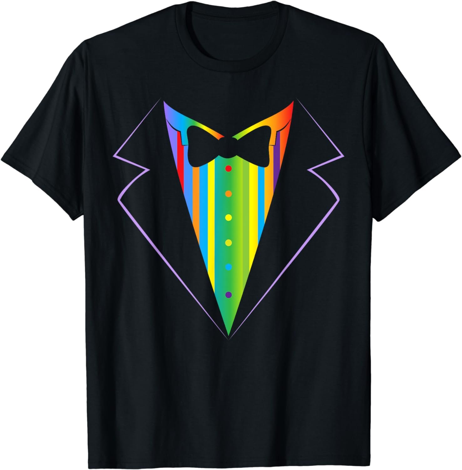 Rainbow Tux Shirt, Funny Cute LGBTQ Gay Pride Month Gift