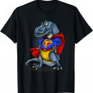 Super T-Rex Cute Tyrannosaurus Dinosaur Superhero Dino T-Shirt