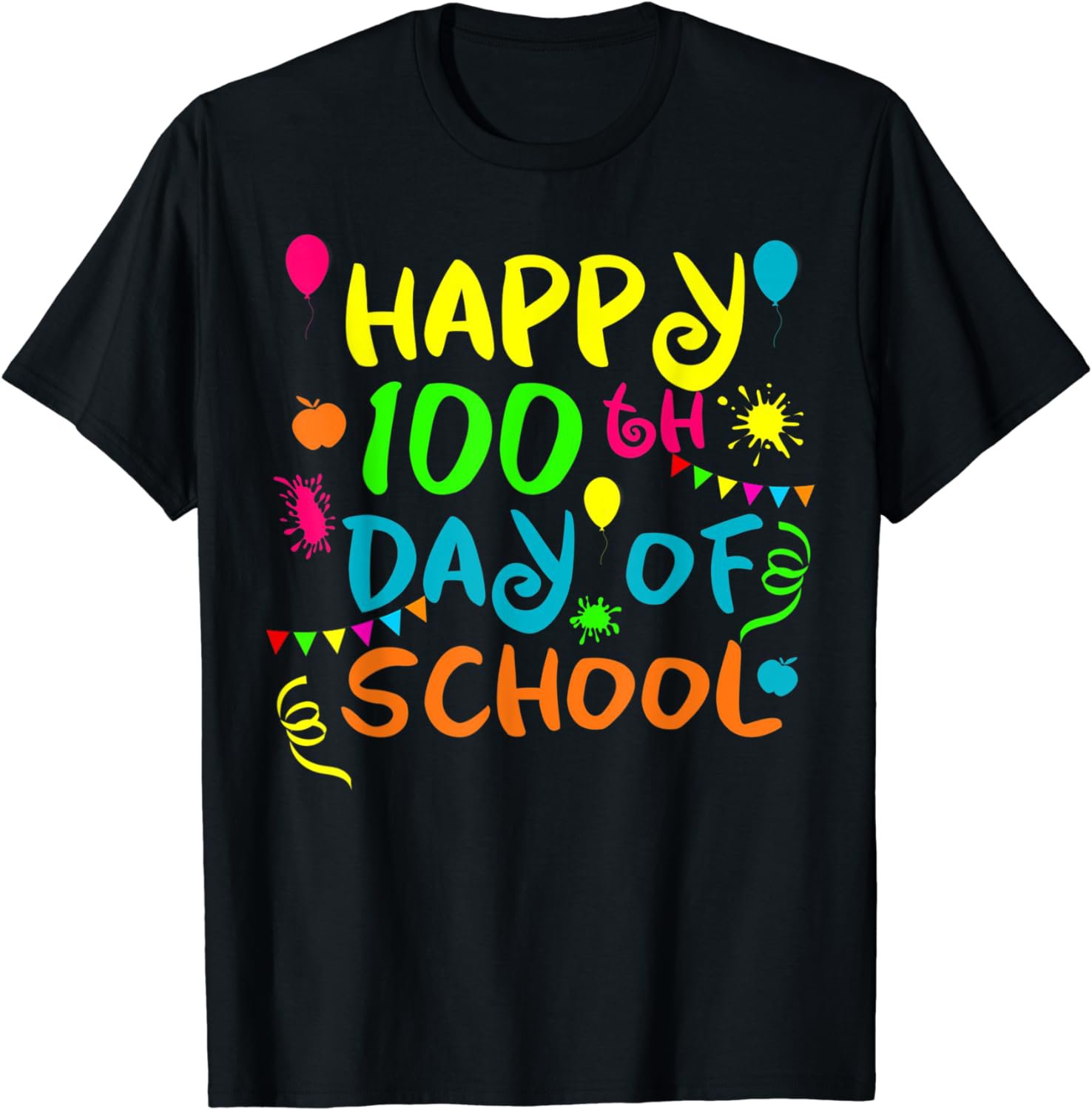 Cute Happy 100th Day School T Shirt