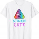 Poop Stinkin Cute Shirt. Funny Colorful Poop Stinkin Cute T-Shirt