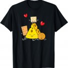 Cheese And Crackers Shirt Cute Kawaii T-Shirt Dark