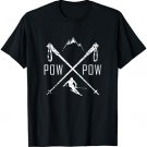 Pow Pow Ski Shirt, Funny Cute Skiing Vacation Skier Gift