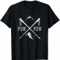 Pow Pow Ski Shirt, Funny Cute Skiing Vacation Skier Gift