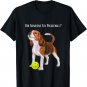 Cute Pickleball Playing Beagle Dog T-Shirt