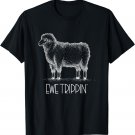 cute sheep with flower wool gifts for girls women ewe T-Shirt