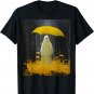 Vintage Floral Ghost In The Forest Cute Halloween Aesthetic T-Shirt