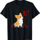 Dog Valentine Cute Corgi Valentine's Day T-Shirt