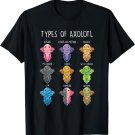 Types of Axolotl Axolotls Of The World Cute Kawaii Axolotl T-Shirt