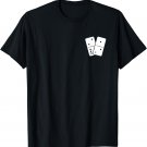 women tile-based game dominoes graphic for men T-Shirt