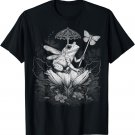 Cute Fairycore Floral Frog Aesthetic Girls Women Graphic T-Shirt