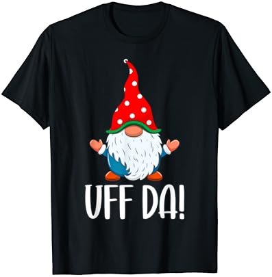 Uff Da Cute Swedish Gnome Christmas Family Matching Apparel T-Shirt