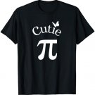 Cute Pi Funny Cutie Pi Math Pie Butterfly Adorable Math Pun T-Shirt