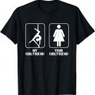 My Girlfriend is an Aerialist T-Shirt Cute Girls Sport Tee