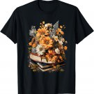 Floral Cute Graphic: Women's Vintage Wildflower Design T-Shirt