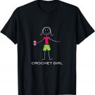 Funny Women Crocheting, Girl Crocheter T-Shirt