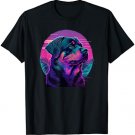 Funny Rottweiler Cute Rottweiler Vaporwave T-Shirt
