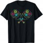 Floral Pickleball Paddle Flowers Cute Pickleball Player Gift T-Shirt