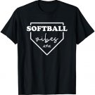 Softball Vibes Teen Girls or Women's T-Shirt