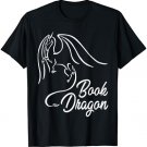Cute Book Dragon Book Lover T-Shirt