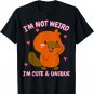 Platypus I'm Not Weird I'm Cute & Unique Platypus T-Shirt