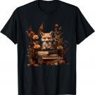 Cottagecore Aesthetic Floral Fox Books Girls Women Graphic T-Shirt