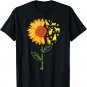 RESCUE SAVE LOVE PET Animal Shelter Sunflower Graphic Cute T-Shirt