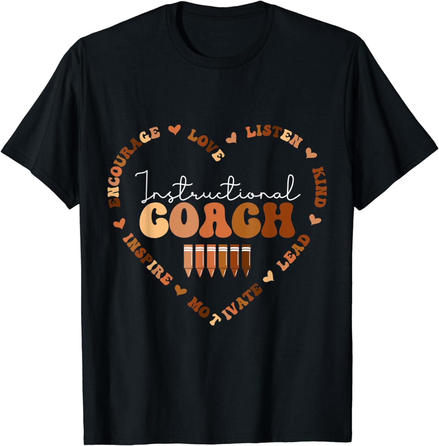 Afro African Black History Month Instructional Coach T-Shirt