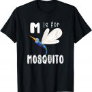 Mosquito Letter M Alphabet Insect Teacher T-Shirt
