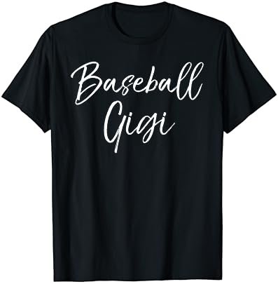 Baseball Gigi Shirt Fun Cute Baseball Grandma Shirt Women