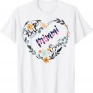 Best Mimmi Ever Flower Blessed Grandma Mother's Day Gift T-Shirt