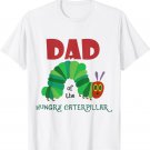 Dad Of Hungry Caterpillar Funny Cute Caterpillar Birthday T-Shirt