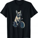 French Bulldog Bike | Bicycle Cycling Frenchie Lover Biker T-Shirt