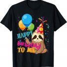 Sloth Birthday Cute Shirt Boys Girls Kids 10th 11th Teens