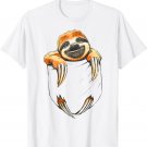 Sloth animal motif cute bag sloth T-Shirt