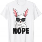 Rabbit Bunny Nope Boys Girls Womens T-Shirt