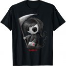 Emo Skeleton Grim Reaper Goth Alt T-Shirt