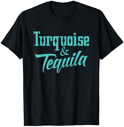 Cute Turquoise & Tequila Beautiful Aztec Inspired Design T-Shirt