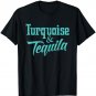 Cute Turquoise & Tequila Beautiful Aztec Inspired Design T-Shirt