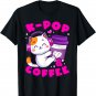 Cat, K-Pop & Coffee, Korean Music, Cute Playful Kitten T-Shirt