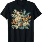 Cute Cottagecore Floral Butterfly Aesthetic Girls Graphic T-Shirt