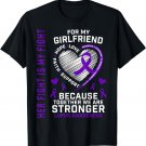 Cute Her Fight Is My Fight Girlfriend Lupus Awareness Shirts T-Shirt