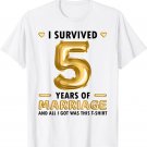5 Years Marriage 5th Wedding Anniversary Funny Matching T-Shirt