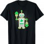 Kids St Patricks Day Shirt Cute Shamrock Robot Gift