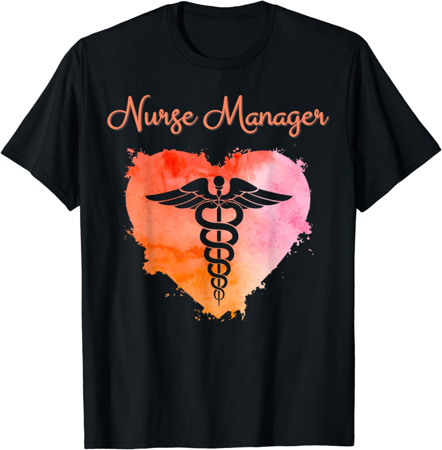 Nurse Manager Gifts Nurses Nursing Graduation Caduceus T-Shirt